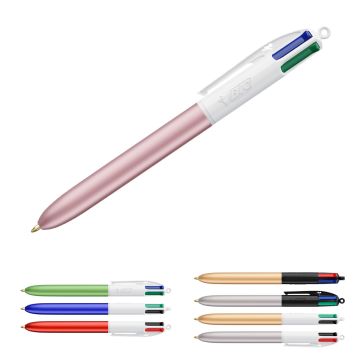 Stylo à bille Publicitaire BIC 4 couleurs Glacé