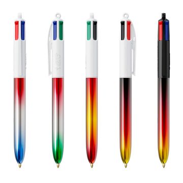 Stylo à bille Publicitaire BIC 4 couleurs Flags Collection