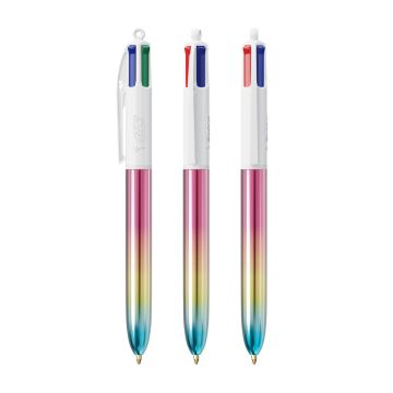 Stylo à bille BIC 4 couleurs Gradient