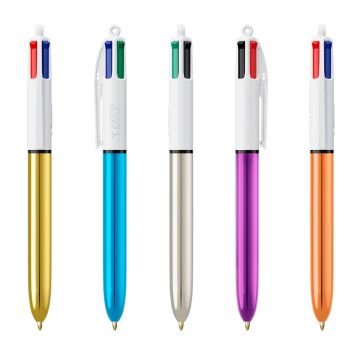 Stylo à bille Publicitaire BIC 4 colours Shine