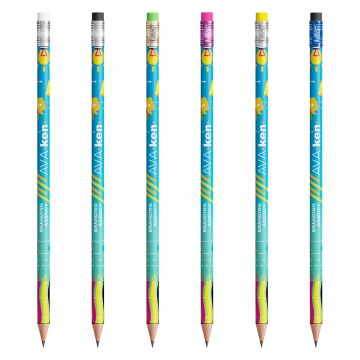 Crayon BIC Evolution Classic Cut Ecolutions avec gomme Quadri 360°