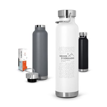 Gourde Publicitaire gourde isotherme double-paroi inox 650 ml