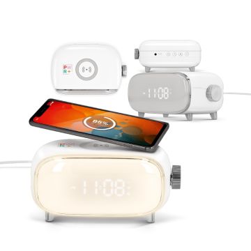 Réveil Chargeur à Induction 10W Personnalisable