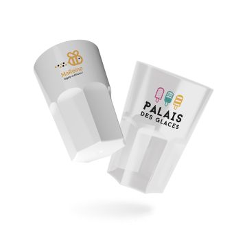 Gobelet publicitaire 33 cl réutilisable en plastique - fabriqué en France