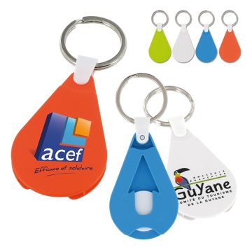 Porte-Clés Personnalisable Porte-Jetons