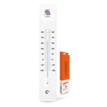 Thermomètre métal laqué 45cm
