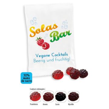 Bonbons bio - Fruits à baies - Vegan - Sans gluten - Sans lactose