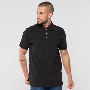 Polo homme publicitaire avec boutons contrastés Spirit