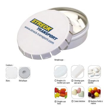 Boite de Bonbons Klick 75 mm Publicitaire
