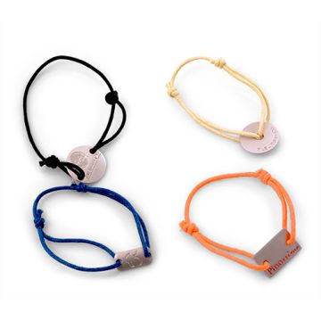 Bracelet Brésilien Personnalisé avec Médaillon Métal