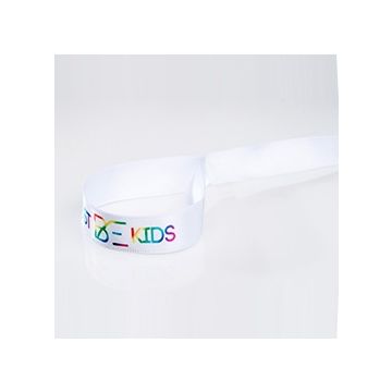 Bracelet ruban satin - Marquage quadri
