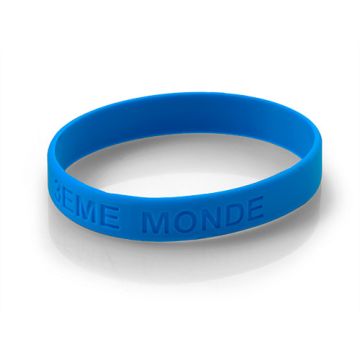 Bracelet Silicone avec marquage en creux
