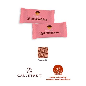 Mini tablette de chocolat belge de 5 g