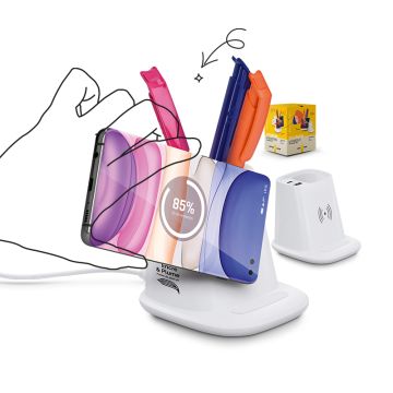 Chargeur induction ou cable pot à crayons
