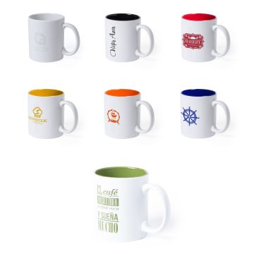 Mug intérieur en couleur avec votre logo 350 ml