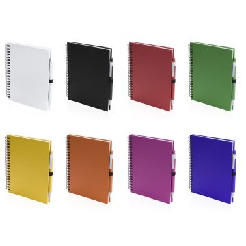 Cahier Publicitaire A5 70 Pages avec Stylo Carton Recyclé