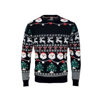 Pull de Noël lumineux avec 10 lumières Led L/XL