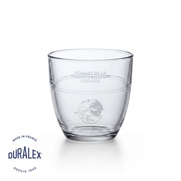 Verre personnalisé transparent Duralex Gigogne 22 cl