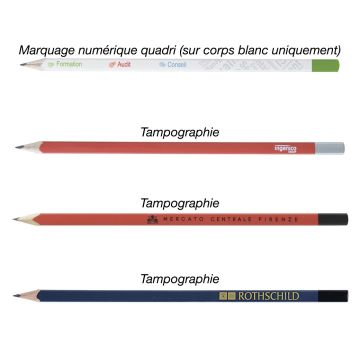 Crayon Bois Eco Carré et Tête Trempée
