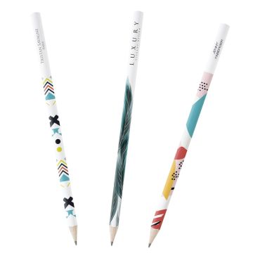 Crayon Bois Eco Entierement Personnalise en Quadri