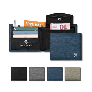 Porte monnaie anti rfid en rPET