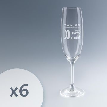 Flûte à champagne personnalisée 22 cl