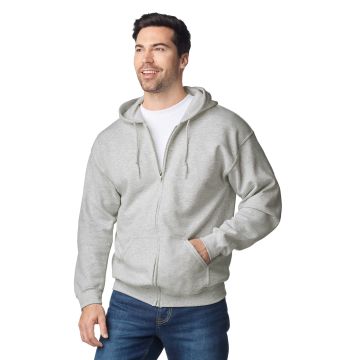 Sweat-shirt publicitaire homme zippé capuche Heavy Blend