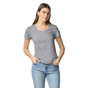 Tee shirt à personnaliser Femme Col V : Soft Style Ladie's V-Neck