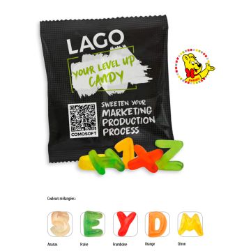 Bonbons Publicitaires Haribo Abc Lettres et Chiffres