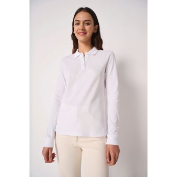 Polo piqué personnalisable LSL femme 180 g - iDeal Basic Brand