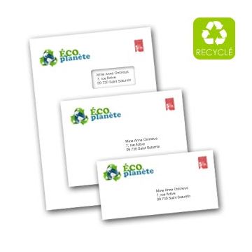Enveloppe Papier Recyclé Blanc