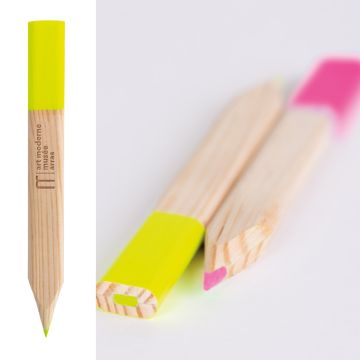 Crayon mine fluo Bois Français - Peuplier de Bretagne