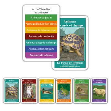 Jeu 7 Familles "Les Animaux de nos campagnes"