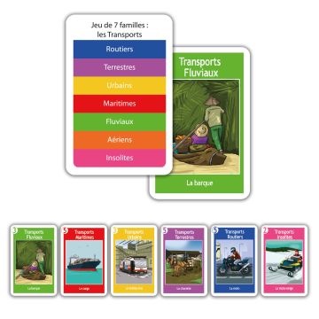 Jeu 7 Familles "Les Transports"