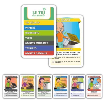 Jeu 7 Familles & Quiz - "Tri des déchets"