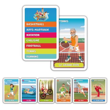 Jeu 7 Familles personnalisable "Sport"