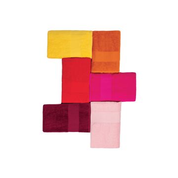 Serviette à broder de Toilette coloré 50 x 100 cm