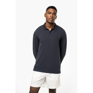 Polo publicitaire piqué manches longues Bio180 homme