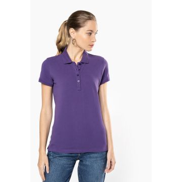 Polo personnalisable piqué manches courtes femme