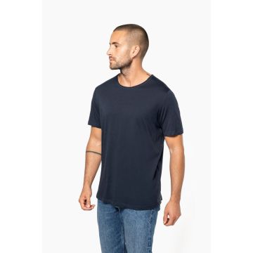 T-Shirt Publicitaire Bio Col à Bords Francs Manches Courtes Homme