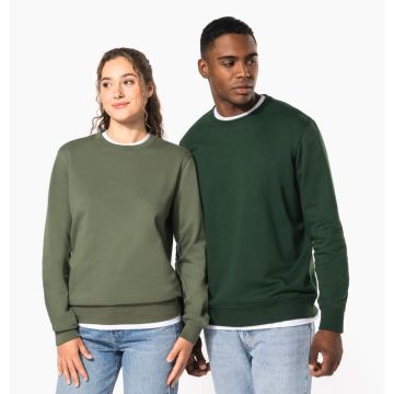Sweat-shirt publicitaire recyclé col rond unisexe