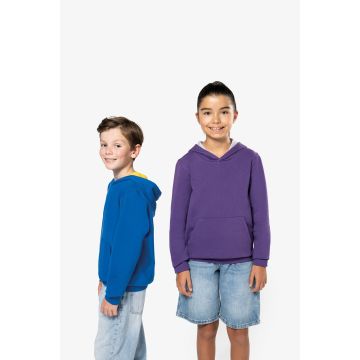 Sweat-Shirt Publicitaire Capuche Contrastée Enfant
