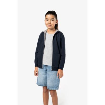 Sweat-shirt personnalisable zippé capuche enfant