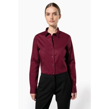 Chemise à broder Manches Longues Coton - Élasthanne Femme