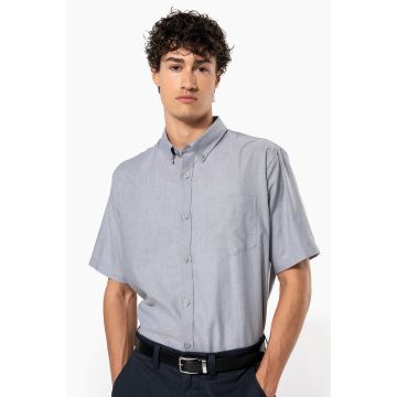Chemise à broder Oxford Manches Courtes