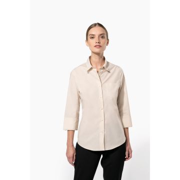 Chemise à broder manches 3-4 femme