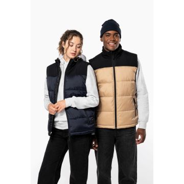 Bodywarmer publicitaire matelassé bi-ton unisexe
