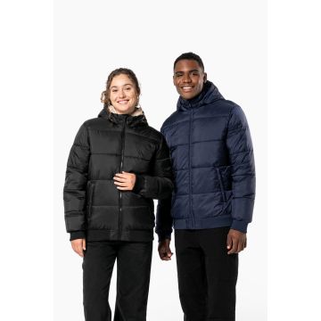Veste publicitaire unisexe ripstop recyclée à capuche