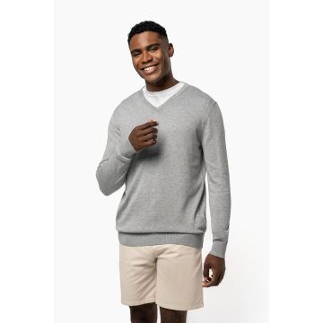 Pull publicitaire Col en V Écoresponsable Homme