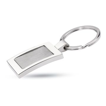 Porte-clés rectangulaire métal